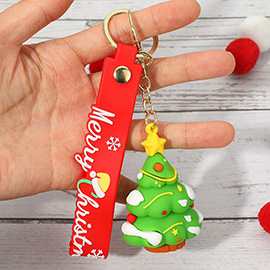 Christmas Message Strap Tree Keychain / Bag Charm