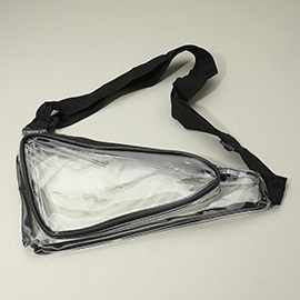 Transparent Triangular Sling Bag / Fanny Pack