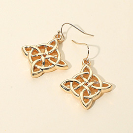 Celtic Knot Drop Earrings