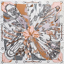 Artistic Silk Feel Square Scarf