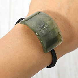 Rectangular Resin Accent Hair Band