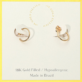 18K Gold Filled Hypoallergenic Mini Hoop Earrings