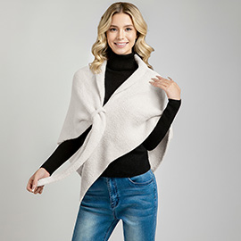 Cozy Soft Solid Shoulder Wrap Shawl Poncho