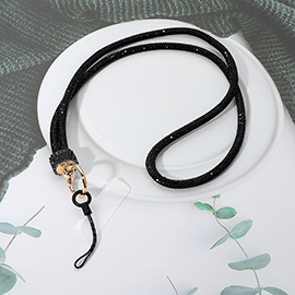 Bling Studded Phone Loop Holder Keyring Lanyard