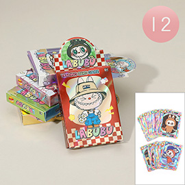 12PCS - Monster Bunny Character Trading Card Game Packs