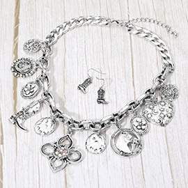 Bold Western Charm Station Statement Necklace