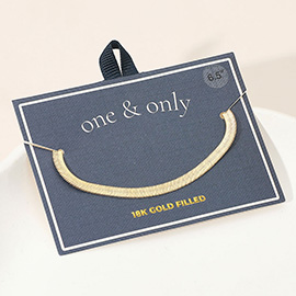 18K Gold Filled Snake Chain Bracelet