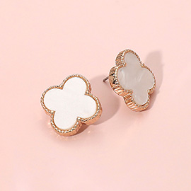 Quatrefoil Stud Earrings