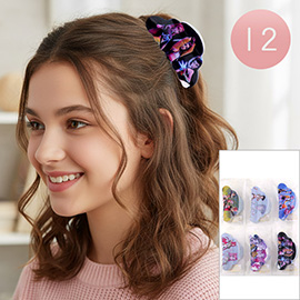 12PCS - Kpop Demon Hunters HUNTRIX Printed Hair Claw Clips