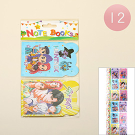 12 SET OF 2 - Kpop Demon Hunters HUNTRIX SAJA BOYS Mini Notebook Set