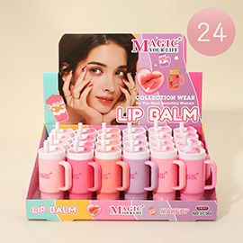 24PCS - Mini Mug Shape Lip Balm