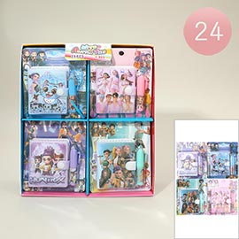 24 SET OF 2 - Kpop Demon Hunters Mini Diary Pen Set