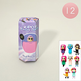 12PCS - Kpop Demon Hunters Figure Blind Box