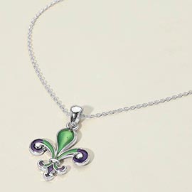 Fleur de Lis Pendant Necklace