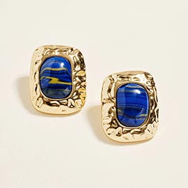 CaboChon Accent Plate Earrings