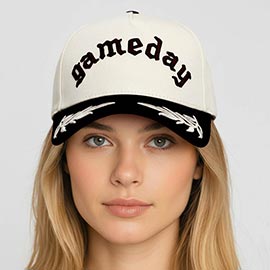 GAMEDAY Leaf Embroidered Baseball Cap