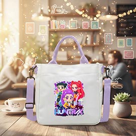 Kpop Demon Hunters Huntrix Tote Crossbody Bag