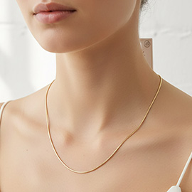 Gold Dipped Minimal Chain Necklace