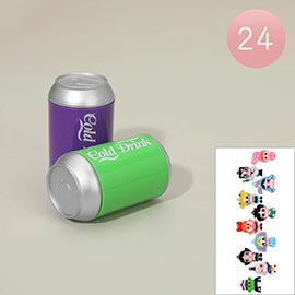 24PCS - Mini Figure Soda Can Surprise Toys
