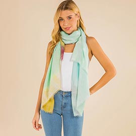 Lightweight Tie-dye Shoulder Wrap Scarf