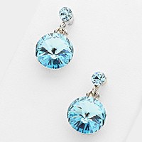 Genuine Crystal Drop Earrings