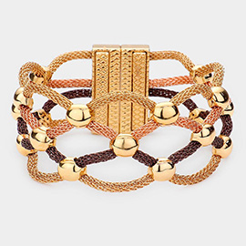 Lattice Metal Mesh Bracelet