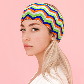 Chevron Zigzag Acrylic Earmuff