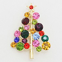 Christmas Tree Pin Brooch