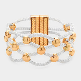 Lattice Metal Mesh Bracelet