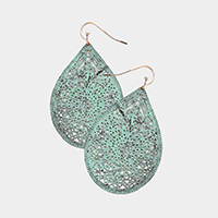 Floral Droplet Filigree Earrings