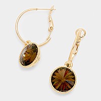 Genuine Crystal Dangle Earrings