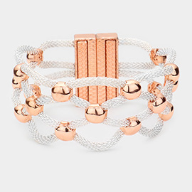 Lattice Metal Mesh Bracelet