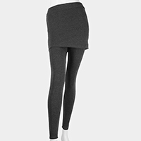 Heavy Cotton Skirt Stretch Leggings