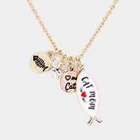 Cat Mom Pendant Necklace