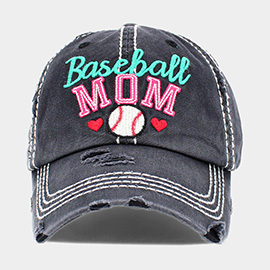 Baseball MOM Vintage Baseball Cap