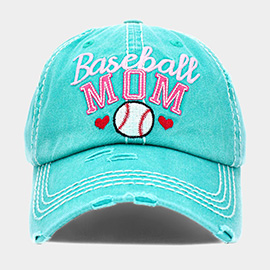 Baseball MOM Vintage Baseball Cap