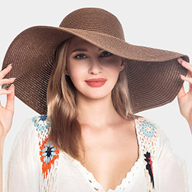 Solid Straw Sun Hat