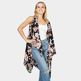 Flower Printed Vest