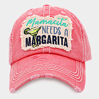 Mamacita NEEDS A MARGARITA Message Vintage Baseball Cap