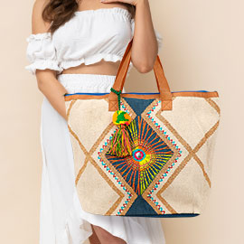 Oversized Boho Tote Bag