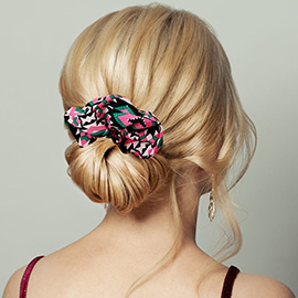 Aztec Patterned Scrunchie Hairband