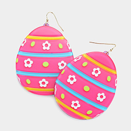 Easter Egg Resin Dangle Earrings