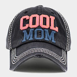 Cool Mom Message Vintage Baseball Cap