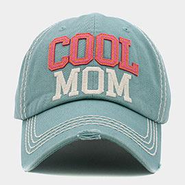 Cool Mom Message Vintage Baseball Cap