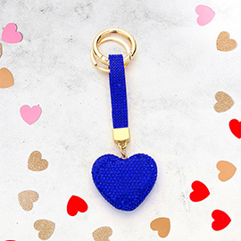 Bling Heart Keychain