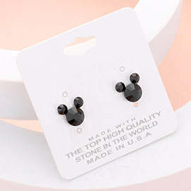 Mouse Character Stud Earrings