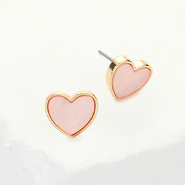 Heart Stud Earrings