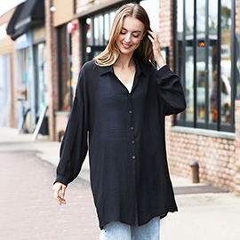 Oversized Long Sleeves Shirt