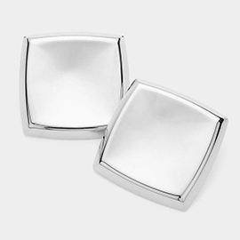 Metal Square Earrings