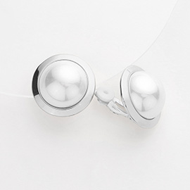 Pearl Clip On Earrings